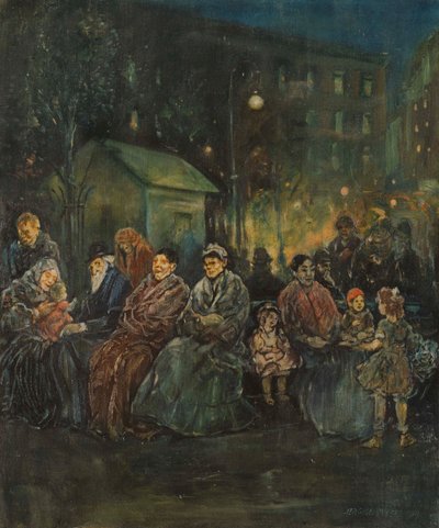 Night in Seward Park by Jerome Myers